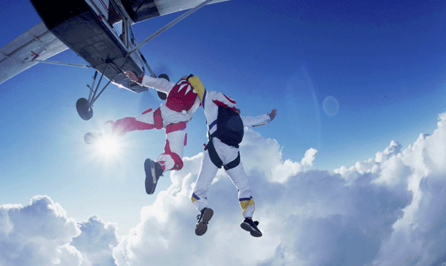 skydiving