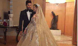 بالصور… زفاف ملك جمال لبنان يُثير بلبلة!