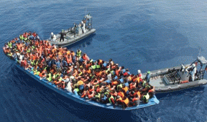 ليبيا: اعتراض 1425 مهاجراً في المتوسط خلال يومين