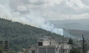 حريق في وادي الدلب والأهالي يناشدون المساعدة في إخماد النيران