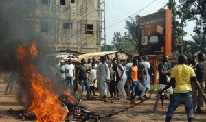 إحتجاجات وتبادل لإطلاق النار في عاصمة أفريقيا الوسطى
