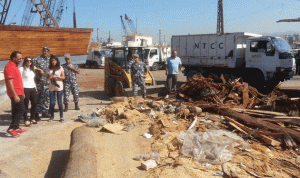 بدء تنظيف مرفأ صيدا