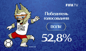 روسيا تختار الذئب تميمة لمونديال 2018