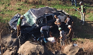 إصابة شابين إثر انحراف سيارتهما على طريق عام حلبا القبيات