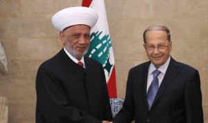 دريان من بعبدا: نعول على الانسجام بين القوى السياسية لمصلحة لبنان