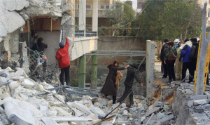 قصف جوي يُعطل العمل بمستشفى للنساء في إدلب
