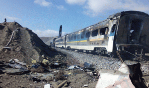 توقيف 3 من موظفي السكك الحديد اثر حادث تصادم في ايران