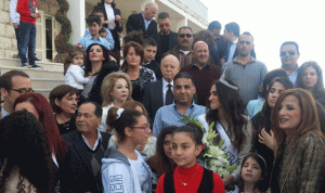 استقبال حاشد لملكة جمال لبنان في بحمدون