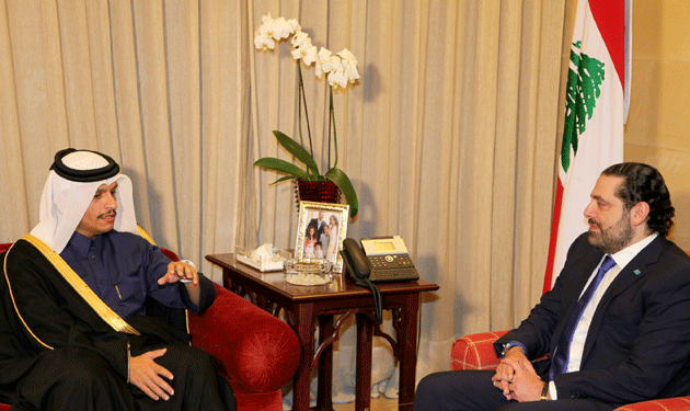 saad-hariri-qatar-foreign-minister