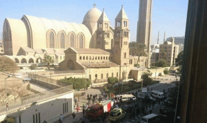 بالفيديو… لحظة تفجير كاتدرائية الأقباط في القاهرة!