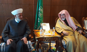 دريان التقى وزير الشؤون الإسلامية في الرياض