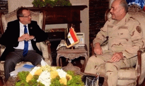 رئيس أركان حرب القوات المسلحة المصرية يلتقي كوبلر