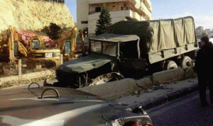 بالصور… مقتل رقيب في الجيش حادث سير