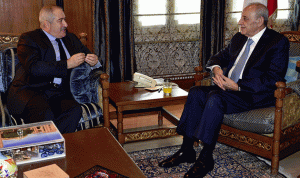 بري عرض التطورات مع وزير خارجية الأردن واستقبل بون