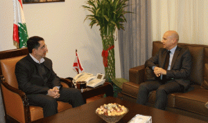 الحاج حسن عرض مع سفير ايطاليا العلاقات الاقتصادية بين البلدين