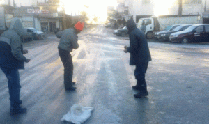 اقفال المدارس في بعلبك بسبب الجليد
