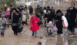 “داعش” يطرد السكان من غرب الموصل