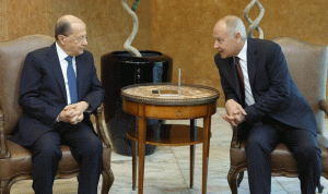 عون التقى أبو الغيط: لبنان متمسّك بالتضامن العربي