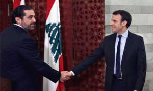 ماكرون للحريري: فرنسا ستبقى إلى جانب لبنان