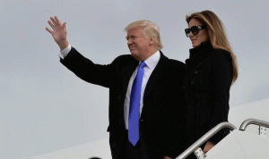 بالصور والفيديو… ترامب يصل واشنطن عشية تنصيبه رئيسًا!