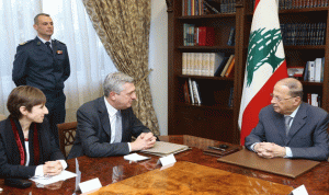 عون: بقاء النازحين في لبنان لا يمكن أن يدوم إلى الأبد