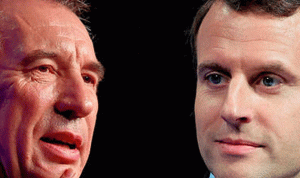 ماكرون يتلقى دعم الوسطي بايرو في الحملة الرئاسية الفرنسية