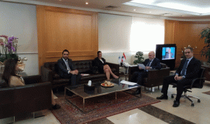 فنيانوس بحث مع سفيرة قبرص العلاقات الثنائية