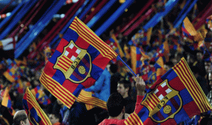 رابطة الدوري الإسباني تهدد جماهير برشلونة