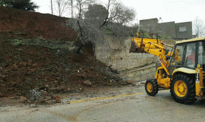 بلدية القبيات تناشد ترميم جدران الدعم في البلدة