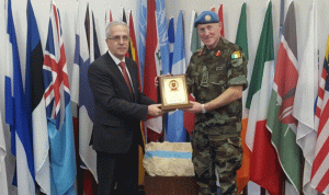 خطار زار قائد اليونيفيل وبحثا في سبل التعاون