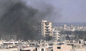 سقوط ضحايا مدنيين بقصف على حي الوعر في حمص