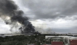 بالصور… حريق بمصنع في الفيليبين وإصابة أكثر من 100 شخص