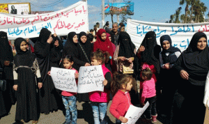 اعتصام لأهالي الموقوفين الإسلاميين في طرابلس