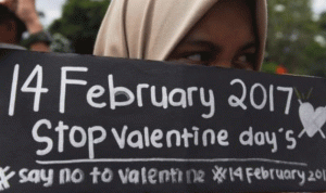 عيد الحب ممنوع في إندونيسيا