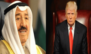 أمير الكويت وترامب يدعمان تعزيز الجهود لمكافحة الإرهاب