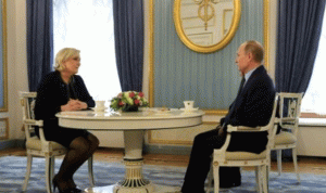 بوتين استقبل مارين لوبن والكرملين أكد أنه لقاء اعتيادي
