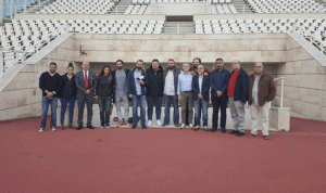 نادي برشلونة يطمئن على استعدادات الكلاسيكو في بيروت