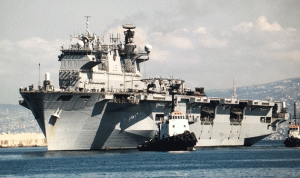 بالصور… رسالة بريطانية وراء زيارة الـ “HMS OCEAN” لبنان!