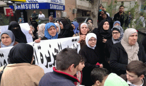 إعتصام لأهالي موقوفي عبرا للمطالبة بالعفو العام