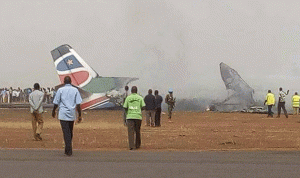 تحطم طائرة ركاب في جنوب السودان