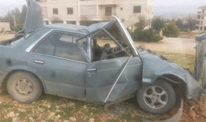 وفاة سوري إثر تدهور سيارته على طريق كسارة