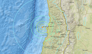 زلزال قوي في ساحل غرب تشيلي