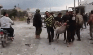 بالفيديو… قتلى بغارة روسية على إدلب!