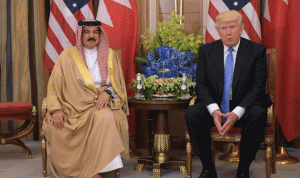 ترامب: لا توتر مع البحرين بعد اليوم