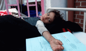 الصليب الأحمر: أكثر من 100 حالة وفاة بالكوليرا في اليمن