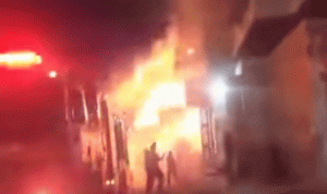بالفيديو… لحظة وقوع انفجار في نابلس