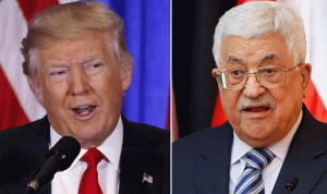 ترامب يلتقي عباس في الضفة الغربية