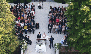 بالصور… هكذا بدت جيسيكا شاستين في حفل زفافها!
