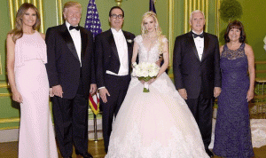 بالصور… ميلانيا ترامب تخطف الأضواء في حفل زفاف “الوزير”
