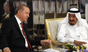الملك سلمان وأردوغان يبحثان مكافحة الإرهاب وتمويله